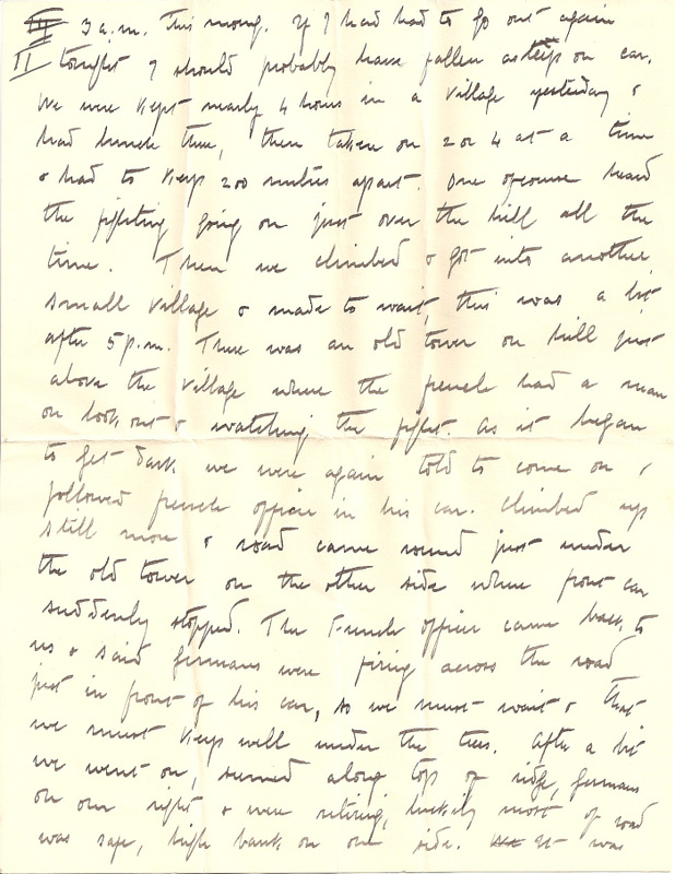 WW1 Letter home March 1915 pg3