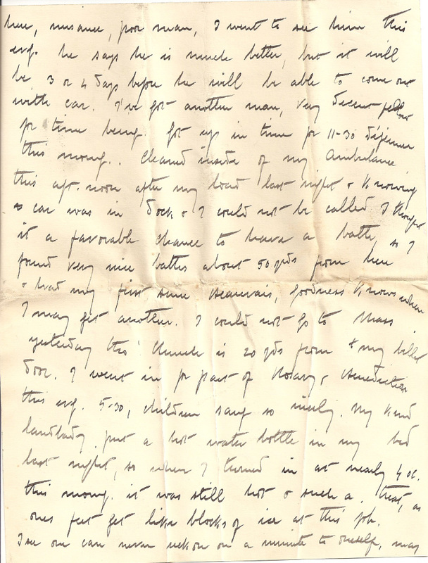 WW1 Letter home March 1915 pg 8