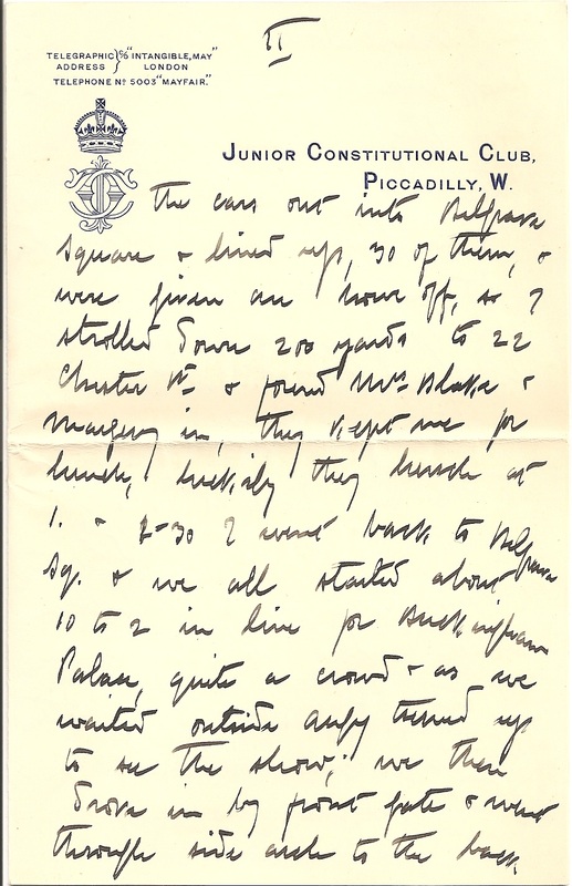 WW1 Letter sent home